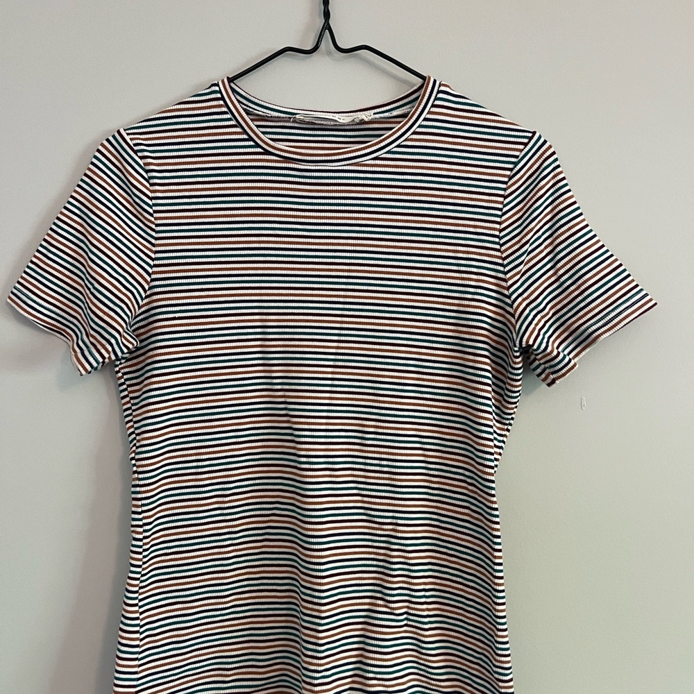 Striped Short Sleeve Top